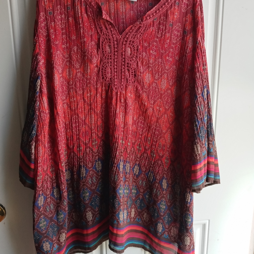 Retro style thin dress shirt